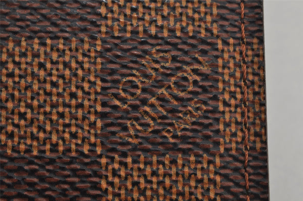 Authentic Louis Vuitton Damier Agenda Poche Notebook Cover R20703 LV 9976J