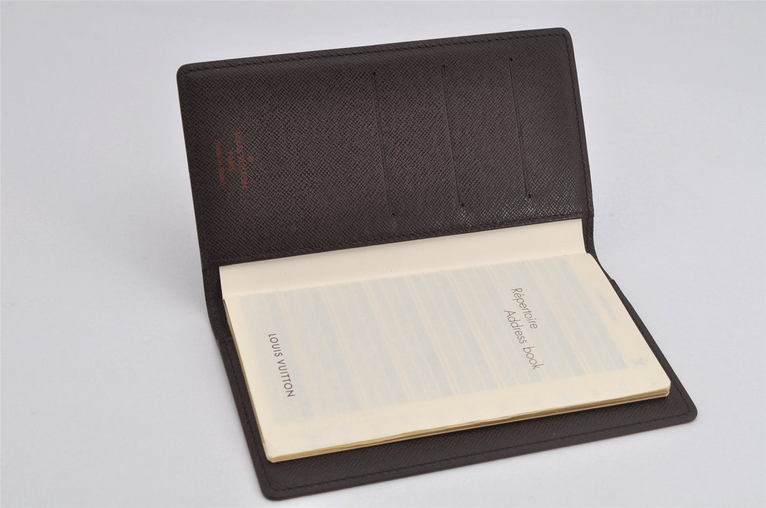 Authentic Louis Vuitton Damier Agenda Poche Notebook Cover R20703 LV 9976J