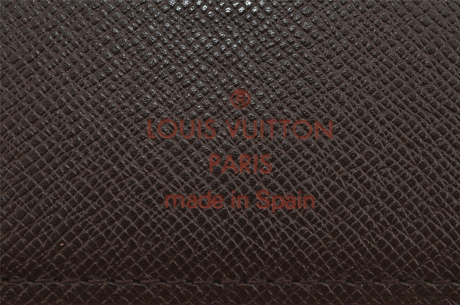 Authentic Louis Vuitton Damier Agenda Poche Notebook Cover R20703 LV 9976J