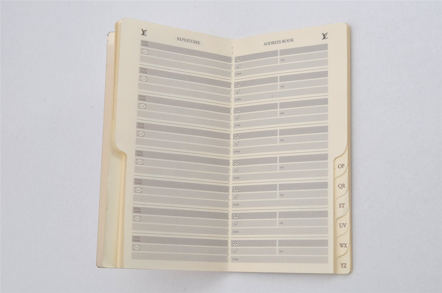 Authentic Louis Vuitton Damier Agenda Poche Notebook Cover R20703 LV 9976J