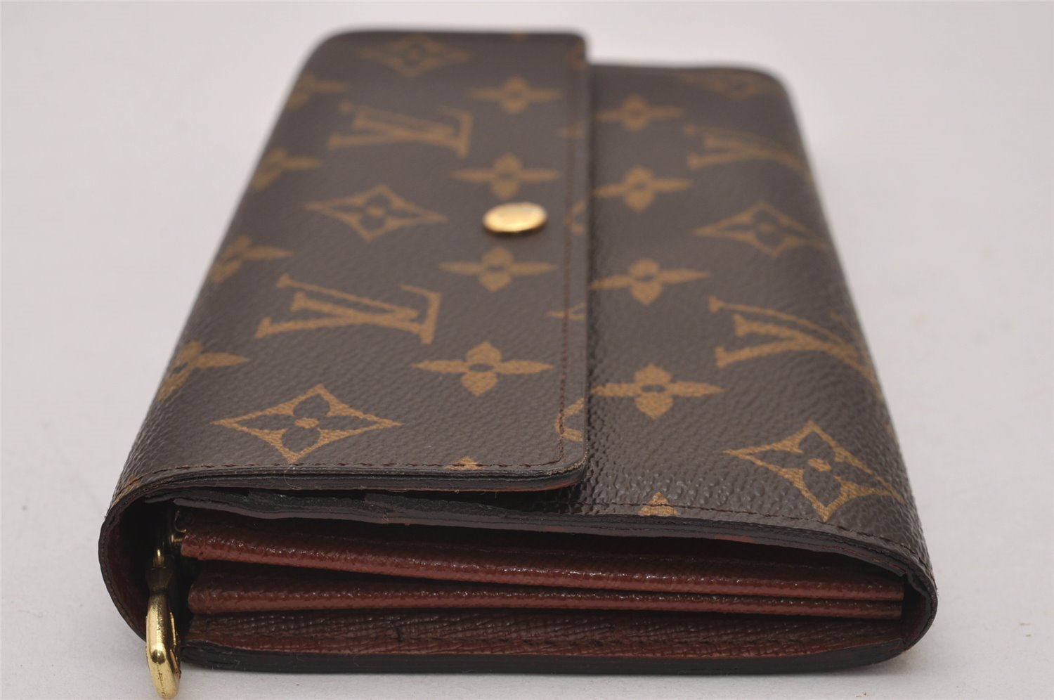 Authentic Louis Vuitton Monogram Portefeuille Sarah Purse Wallet M61734 LV 9978I