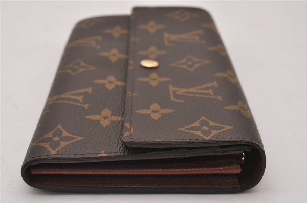 Authentic Louis Vuitton Monogram Portefeuille Sarah Purse Wallet M61734 LV 9978I