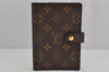 Authentic Louis Vuitton Monogram Agenda PM Notebook Cover R20005 LV 9978J