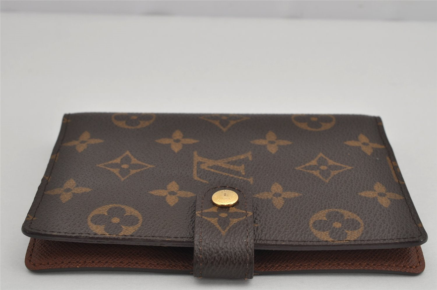 Authentic Louis Vuitton Monogram Agenda PM Notebook Cover R20005 LV 9978J