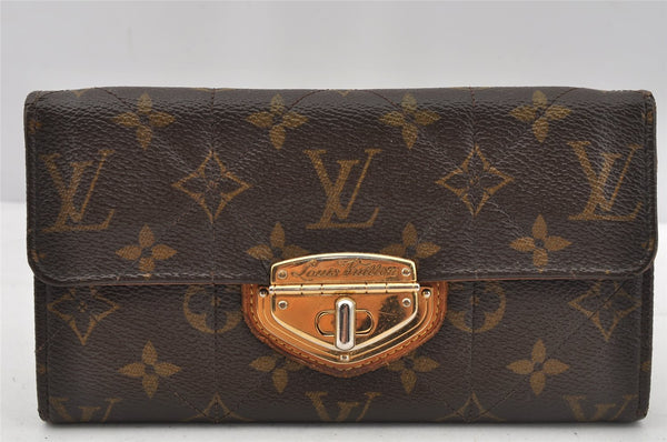 Auth Louis Vuitton Monogram Etoile Portefeuille Sarah Wallet M66556 LV 9979I