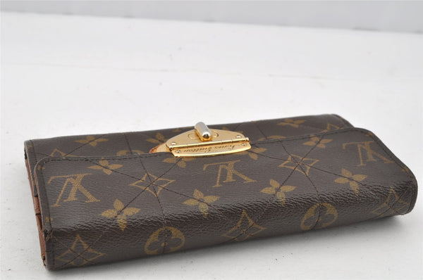 Auth Louis Vuitton Monogram Etoile Portefeuille Sarah Wallet M66556 LV 9979I