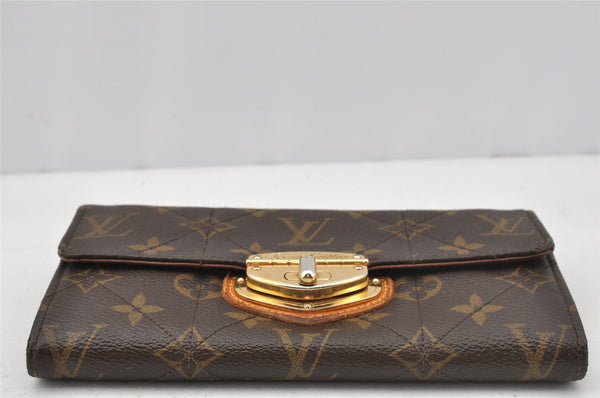 Auth Louis Vuitton Monogram Etoile Portefeuille Sarah Wallet M66556 LV 9979I