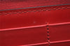 Authentic GUCCI Guccissima Cherry GG Leather Long Wallet Purse 476049 Red 9979J