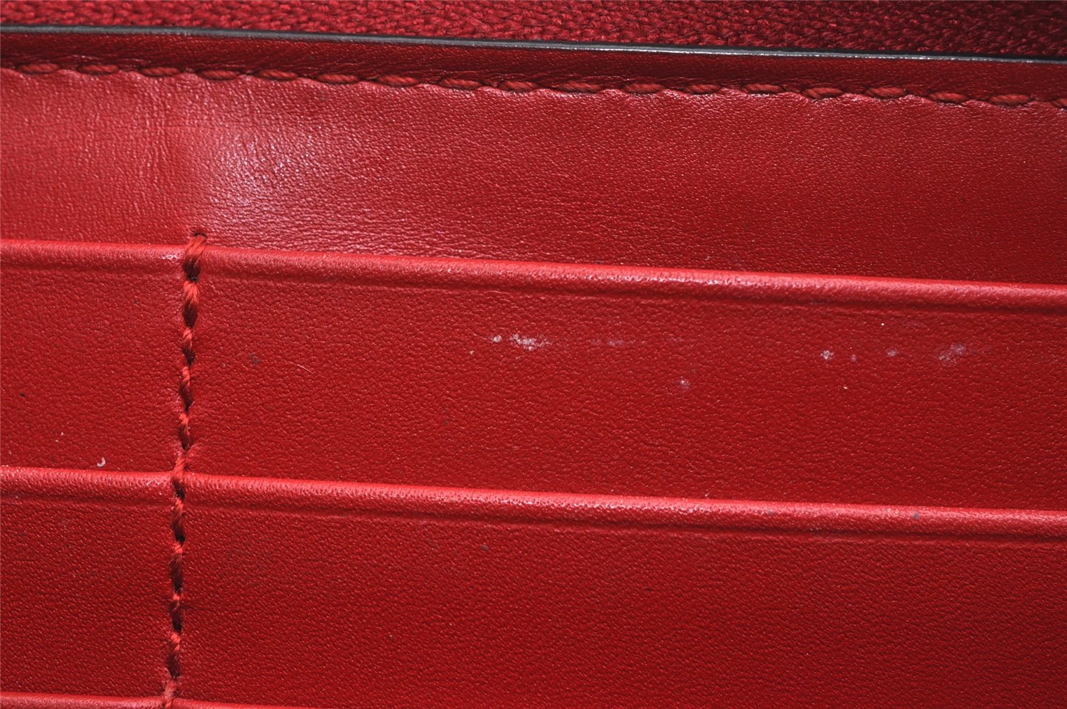 Authentic GUCCI Guccissima Cherry GG Leather Long Wallet Purse 476049 Red 9979J