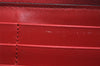 Authentic GUCCI Guccissima Cherry GG Leather Long Wallet Purse 476049 Red 9979J