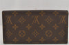 Auth Louis Vuitton Monogram Pochette Porte Monnaie Credit Wallet Old Model 9980J