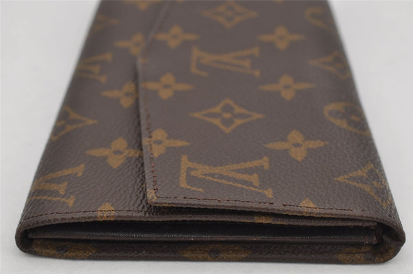 Auth Louis Vuitton Monogram Pochette Porte Monnaie Credit Wallet Old Model 9980J