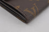 Auth Louis Vuitton Monogram Pochette Porte Monnaie Credit Wallet Old Model 9980J