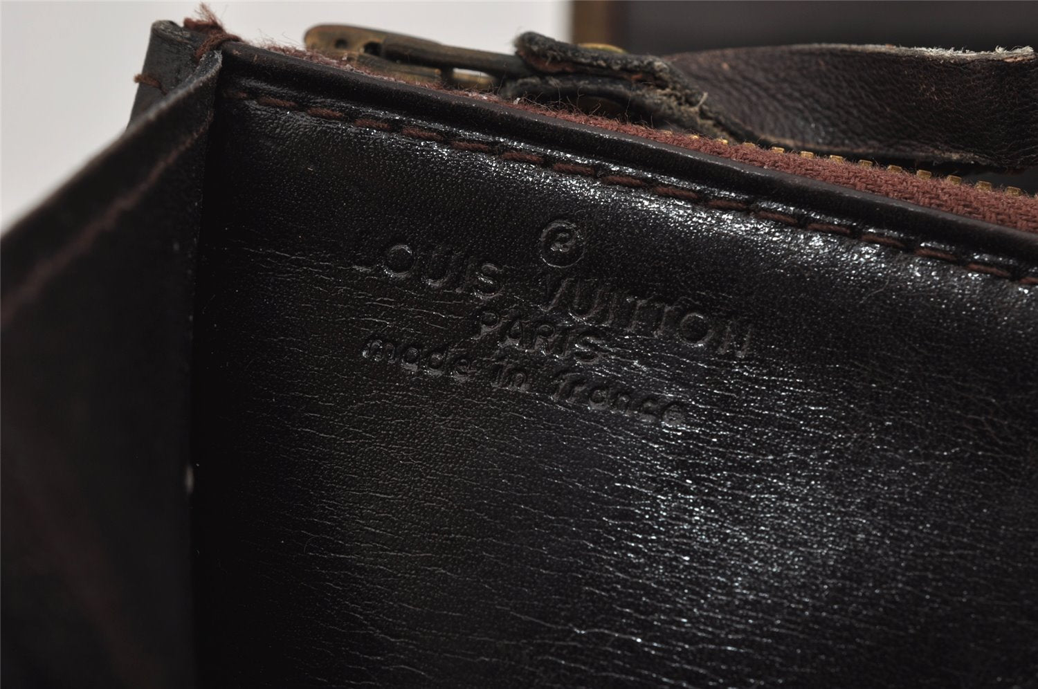 Auth Louis Vuitton Monogram Pochette Porte Monnaie Credit Wallet Old Model 9980J