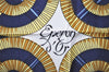 Authentic HERMES Carre 90 Scarf "Eperon d'or" Silk Navy Blue 9981I