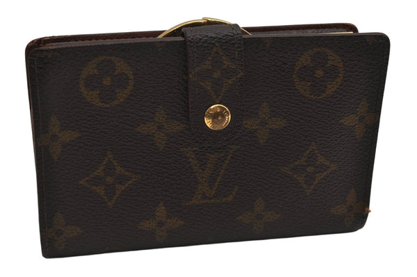 Auth Louis Vuitton Monogram Porte Monnaie Billets Viennois M61663 Wallet 9982J