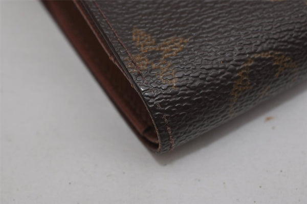 Auth Louis Vuitton Monogram Porte Monnaie Billets Viennois M61663 Wallet 9982J