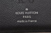 Authentic Louis Vuitton Damier Graphite Portefeuille Brazza N62665 Wallet 9983J