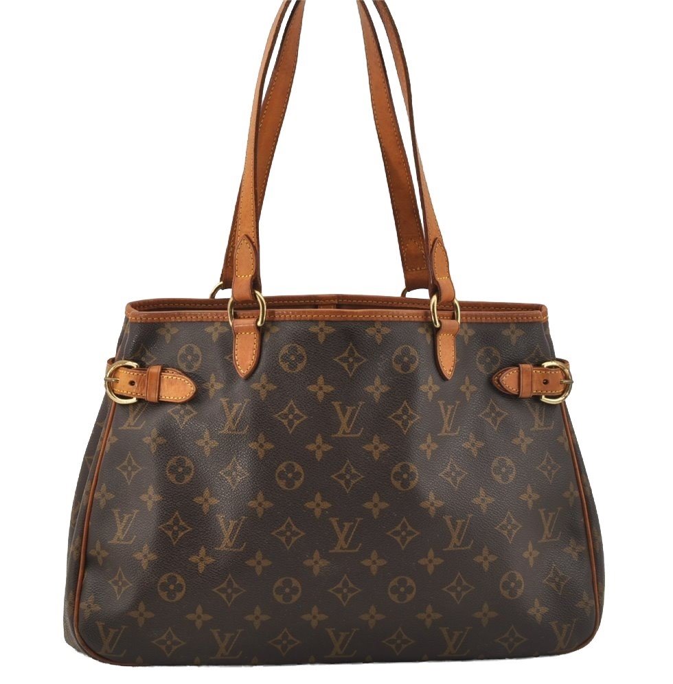 Authentic Louis Vuitton Monogram Batignolles Horizontal Tote Bag M51154 LV 9985I