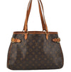 Authentic Louis Vuitton Monogram Batignolles Horizontal Tote Bag M51154 LV 9985I