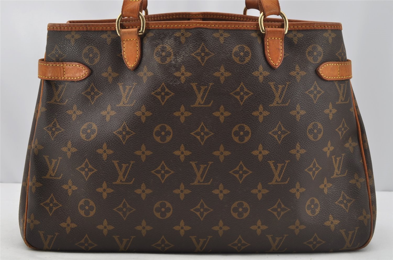 Authentic Louis Vuitton Monogram Batignolles Horizontal Tote Bag M51154 LV 9985I