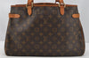Authentic Louis Vuitton Monogram Batignolles Horizontal Tote Bag M51154 LV 9985I