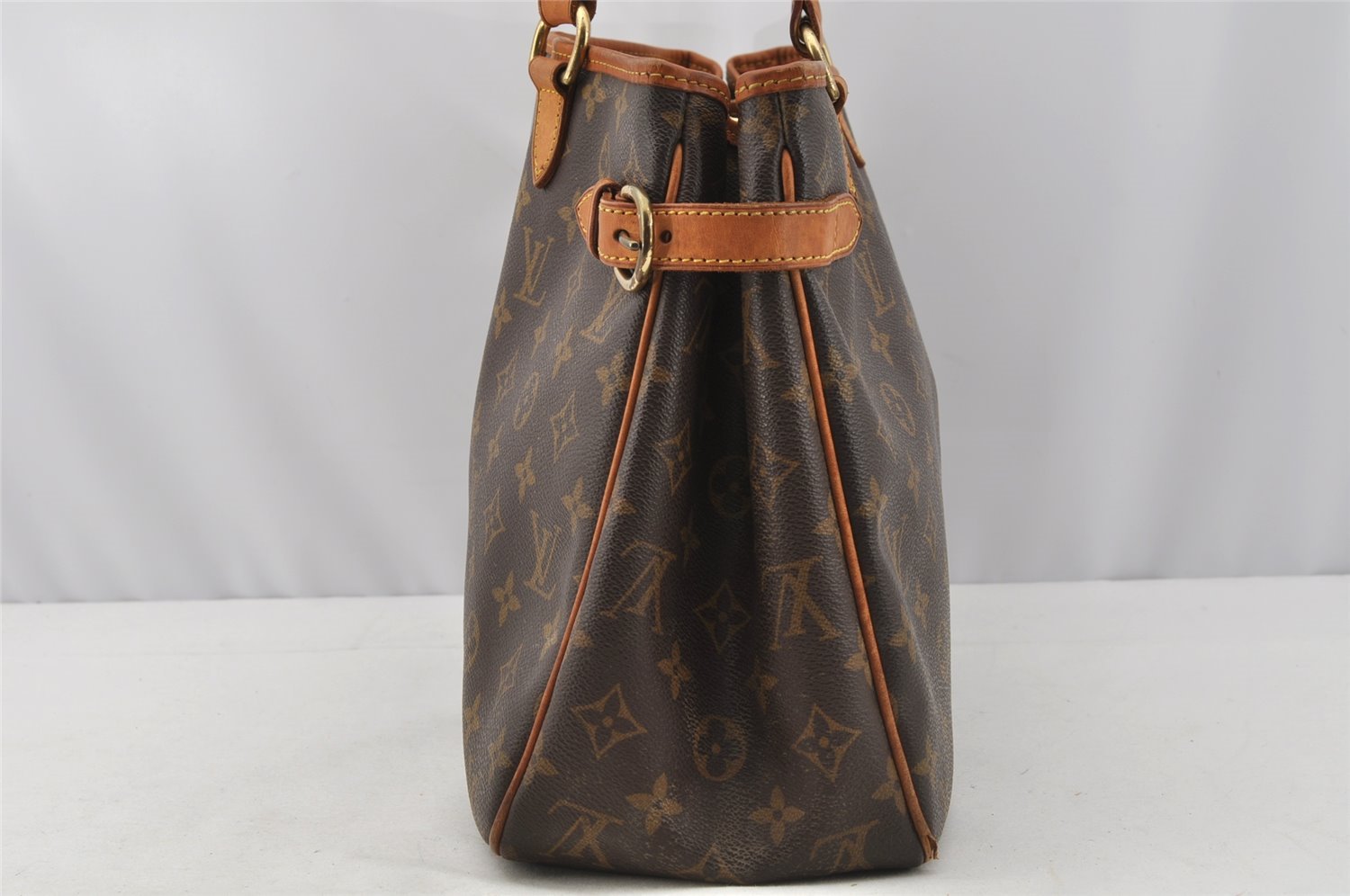 Authentic Louis Vuitton Monogram Batignolles Horizontal Tote Bag M51154 LV 9985I