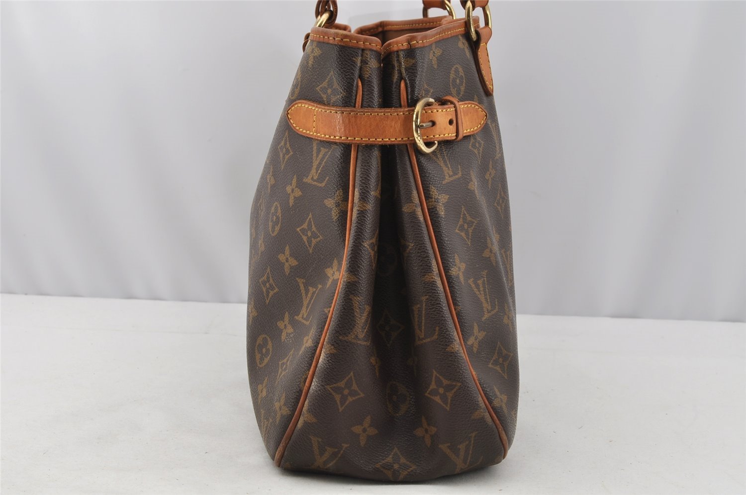 Authentic Louis Vuitton Monogram Batignolles Horizontal Tote Bag M51154 LV 9985I