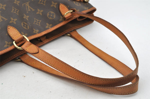 Authentic Louis Vuitton Monogram Batignolles Horizontal Tote Bag M51154 LV 9985I