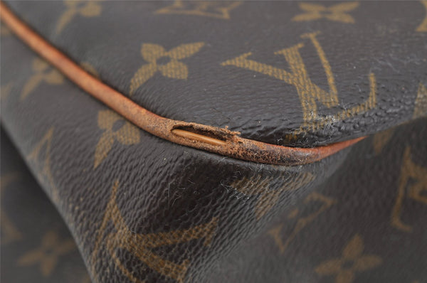 Authentic Louis Vuitton Monogram Batignolles Horizontal Tote Bag M51154 LV 9985I