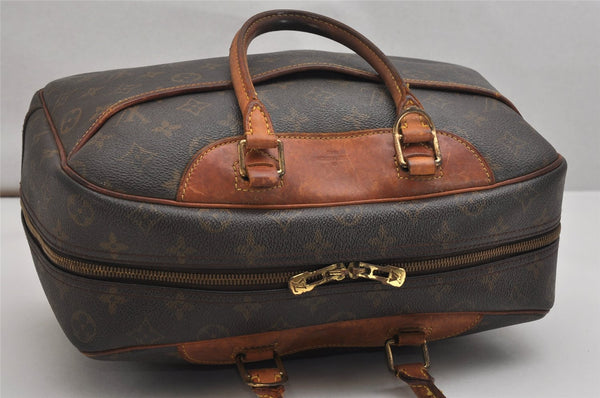 Authentic Louis Vuitton Monogram Deauville Hand Bag M47270 LV 9985J