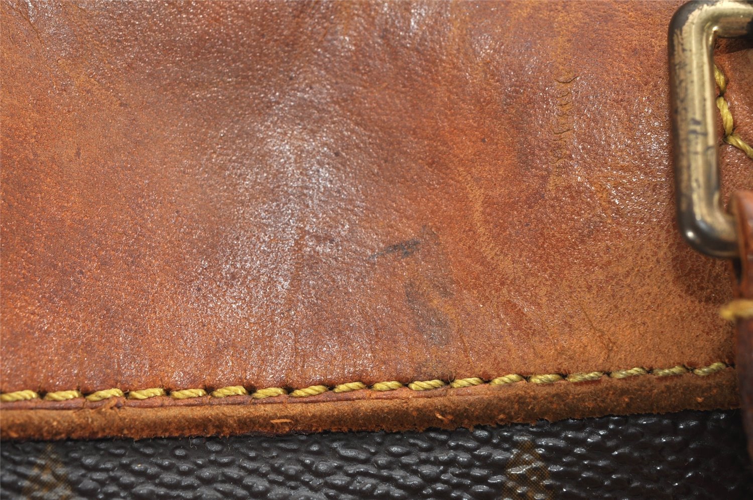 Authentic Louis Vuitton Monogram Deauville Hand Bag M47270 LV 9985J