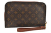 Authentic Louis Vuitton Monogram Orsay Clutch Hand Bag Purse M51790 LV 9986I