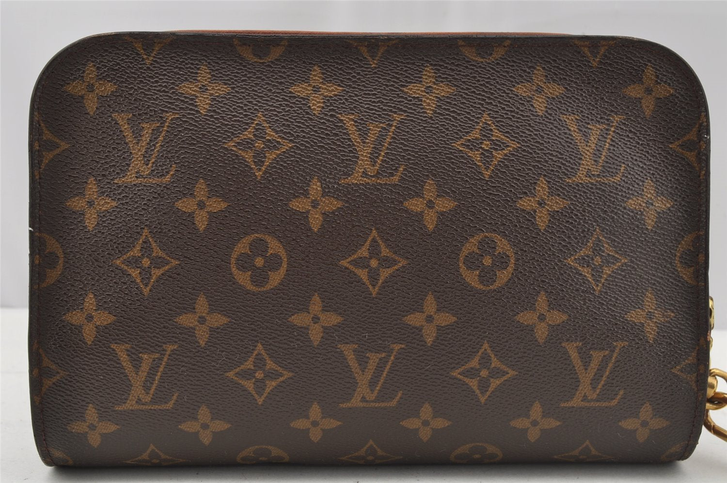 Authentic Louis Vuitton Monogram Orsay Clutch Hand Bag Purse M51790 LV 9986I