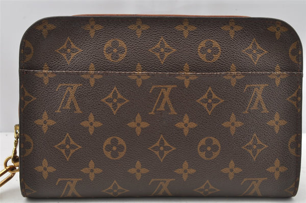 Authentic Louis Vuitton Monogram Orsay Clutch Hand Bag Purse M51790 LV 9986I