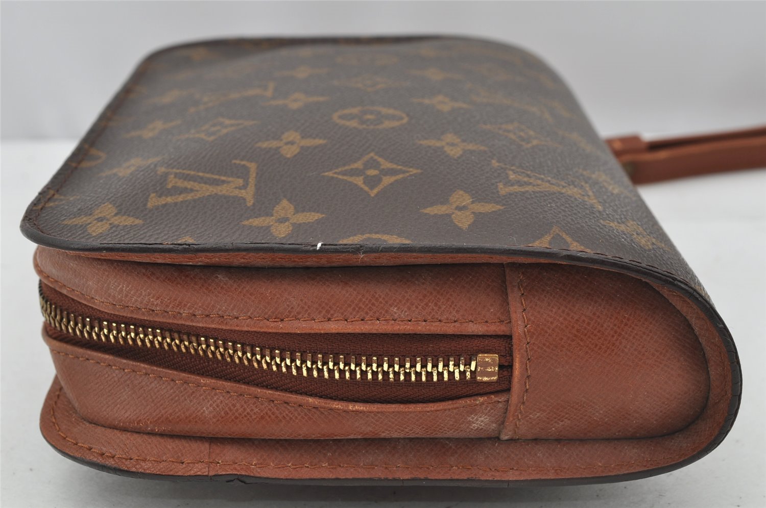 Authentic Louis Vuitton Monogram Orsay Clutch Hand Bag Purse M51790 LV 9986I