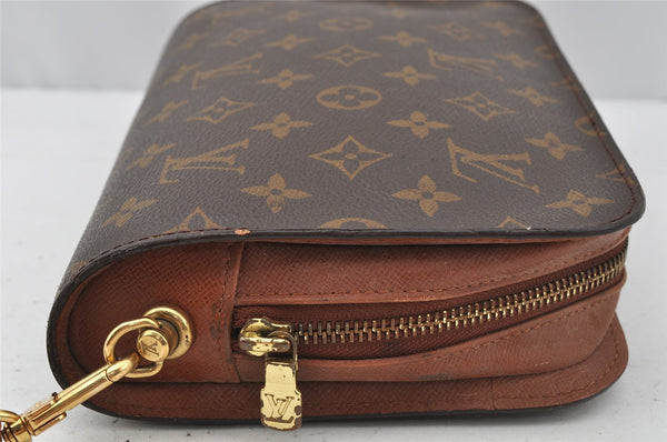 Authentic Louis Vuitton Monogram Orsay Clutch Hand Bag Purse M51790 LV 9986I