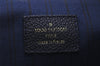Auth Louis Vuitton Monogram Empreinte Citadine GM Tote Bag Navy M93237 LV 9987I