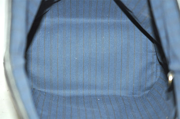 Auth Louis Vuitton Monogram Empreinte Citadine GM Tote Bag Navy M93237 LV 9987I