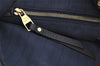 Auth Louis Vuitton Monogram Empreinte Citadine GM Tote Bag Navy M93237 LV 9987I