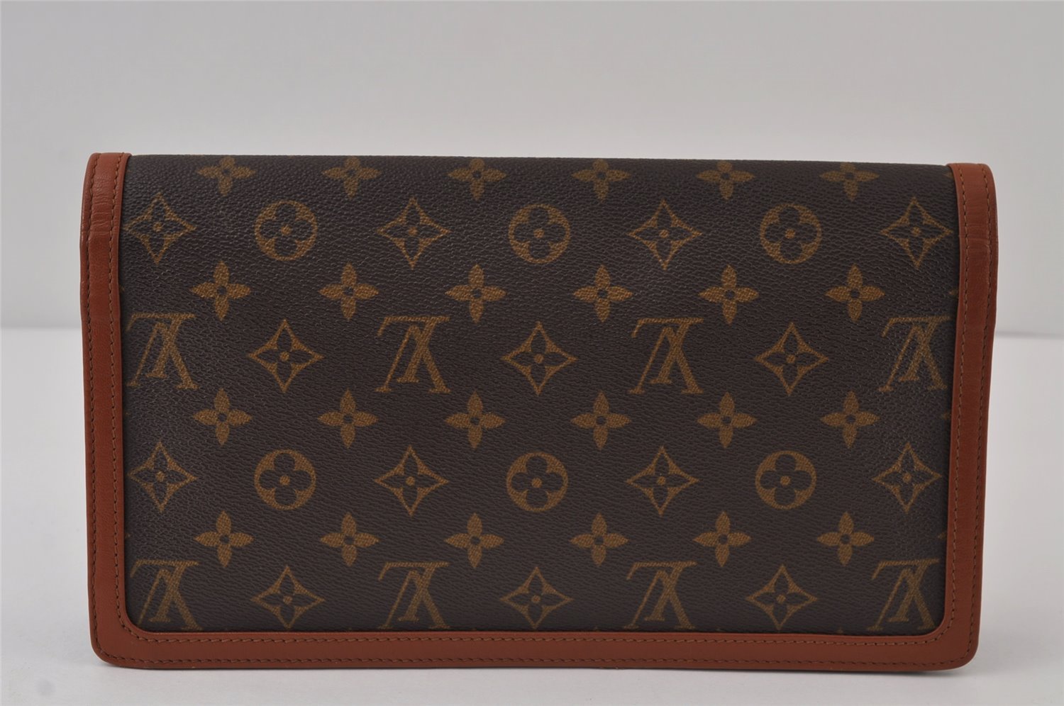 Authentic Louis Vuitton Monogram Pochette Dame GM M51810 Clutch Hand Bag 9988I