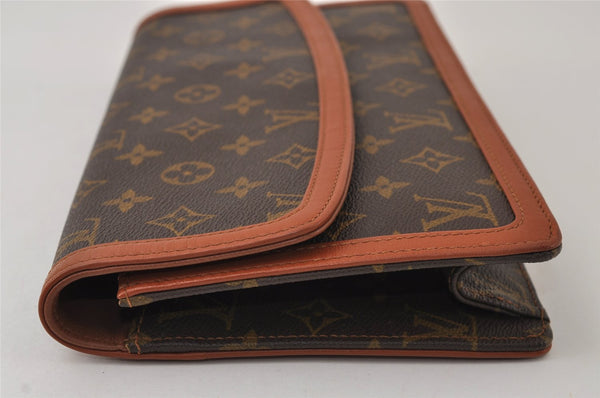 Authentic Louis Vuitton Monogram Pochette Dame GM M51810 Clutch Hand Bag 9988I