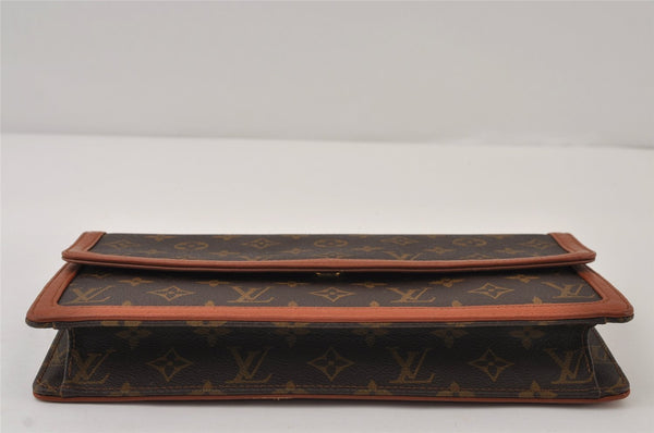 Authentic Louis Vuitton Monogram Pochette Dame GM M51810 Clutch Hand Bag 9988I