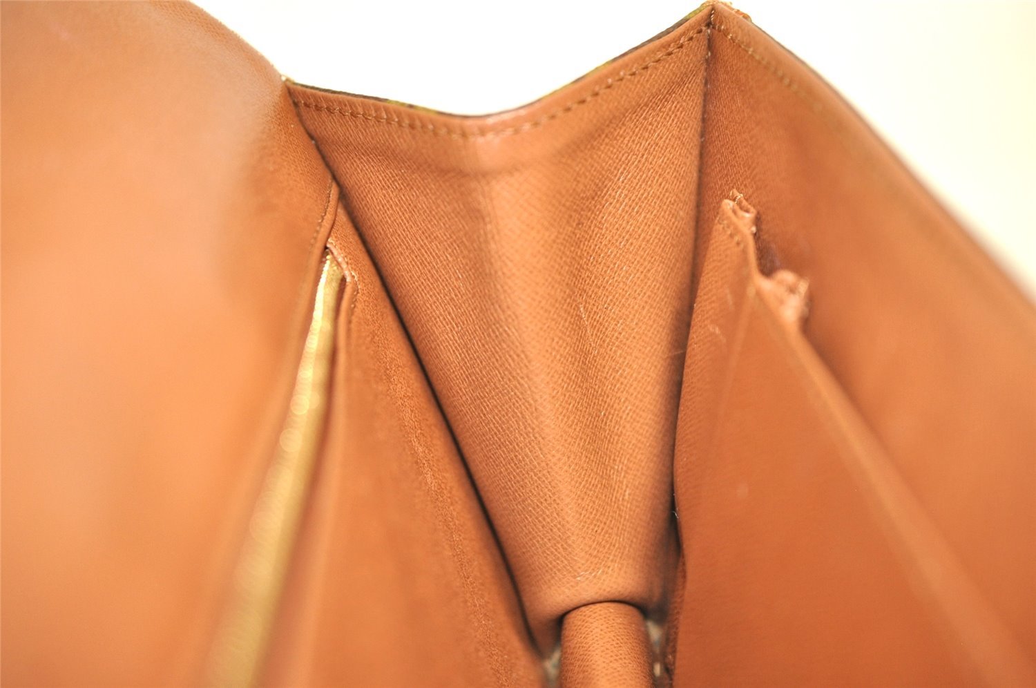 Authentic Louis Vuitton Monogram Pochette Dame GM M51810 Clutch Hand Bag 9988I