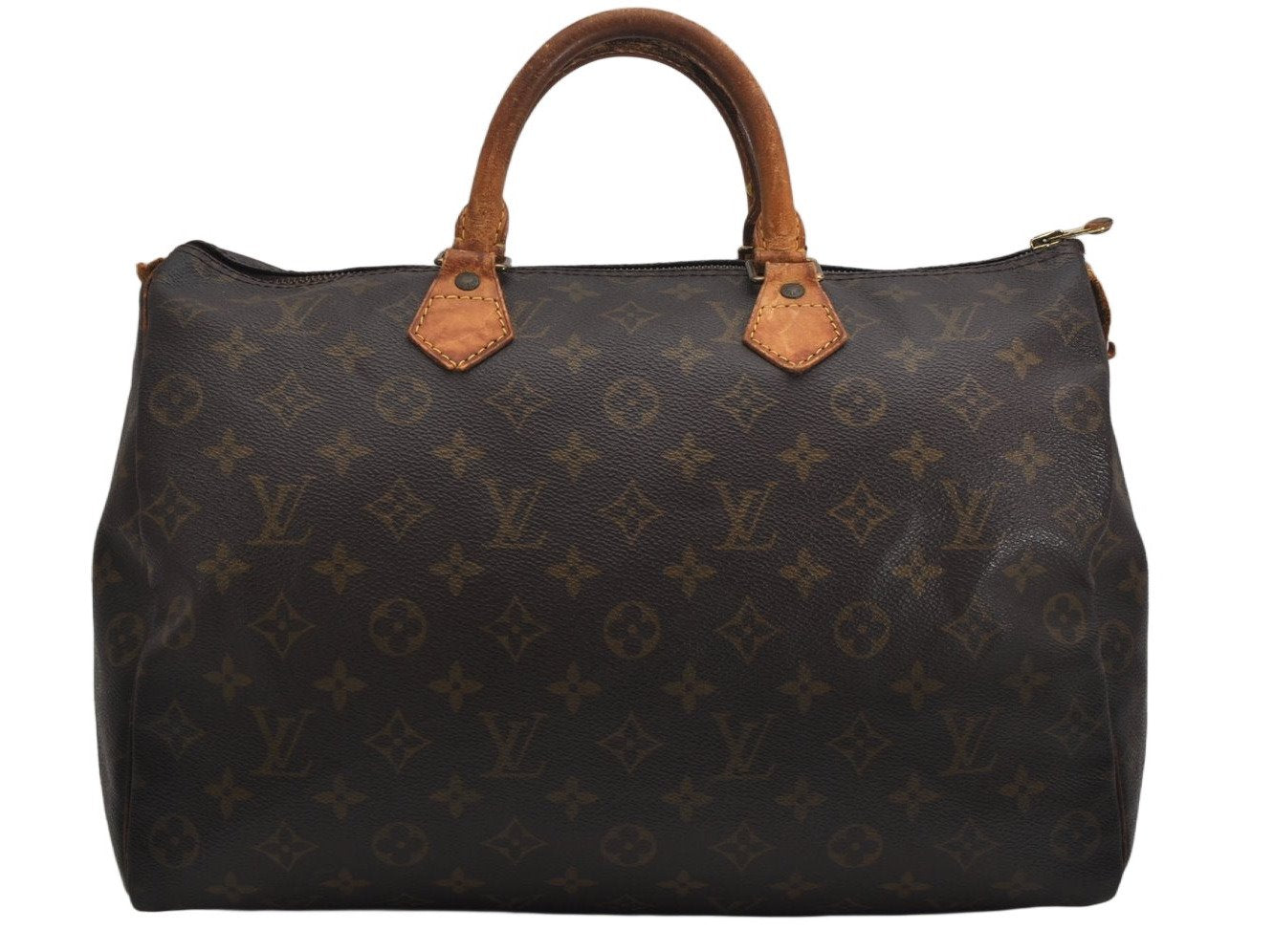 Authentic Louis Vuitton Monogram Speedy 35 Hand Boston Bag M41524 LV 9989J