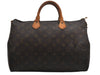 Authentic Louis Vuitton Monogram Speedy 35 Hand Boston Bag M41524 LV 9989J