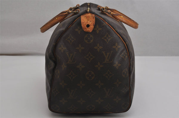 Authentic Louis Vuitton Monogram Speedy 35 Hand Boston Bag M41524 LV 9989J