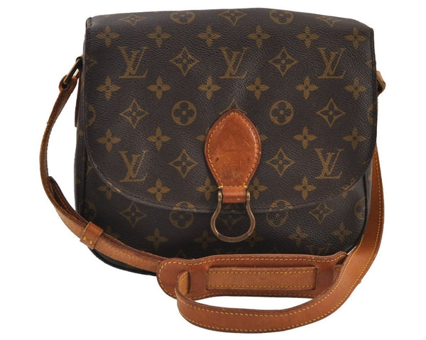 Authentic Louis Vuitton Monogram Saint Cloud GM M51242 Shoulder Cross Bag 9990I