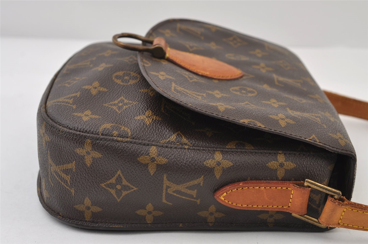 Authentic Louis Vuitton Monogram Saint Cloud GM M51242 Shoulder Cross Bag 9990I