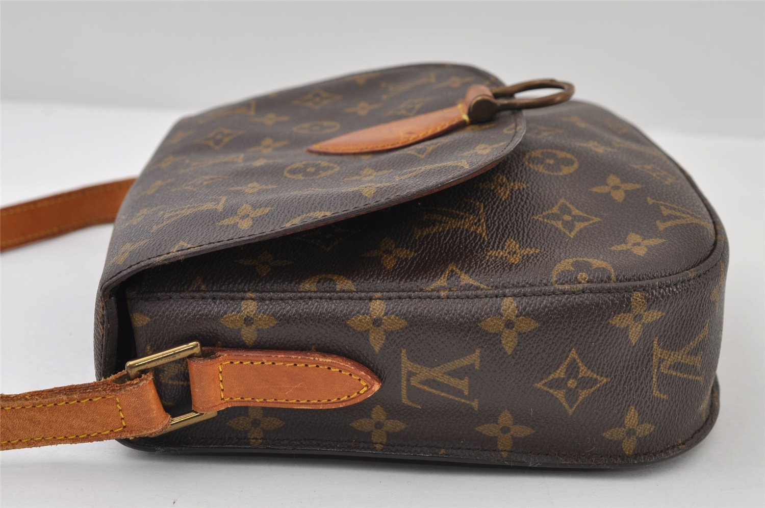 Authentic Louis Vuitton Monogram Saint Cloud GM M51242 Shoulder Cross Bag 9990I